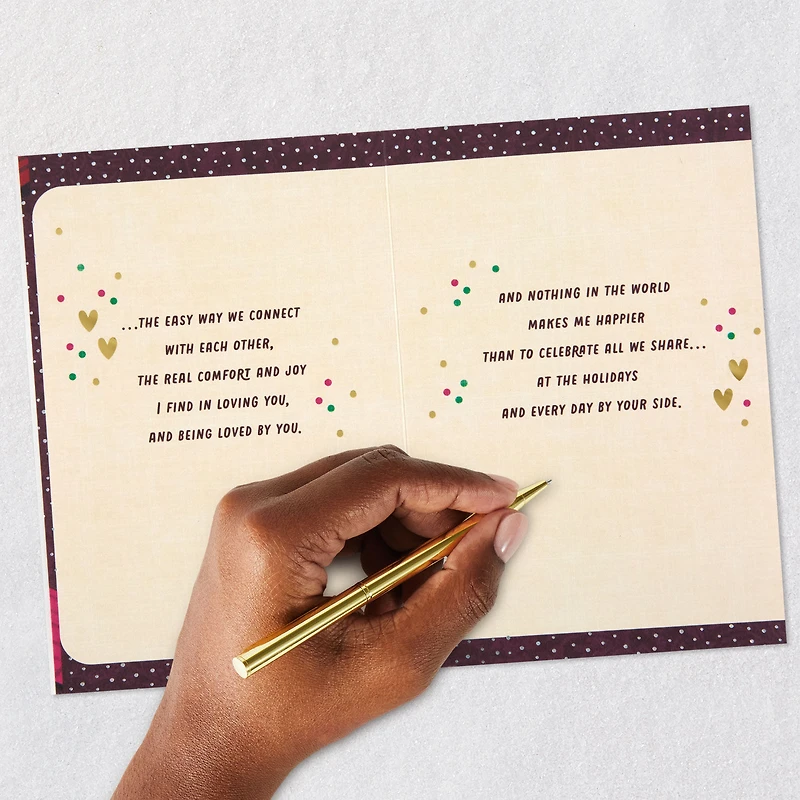 Celebrating All We Share Romantic Christmas Card for only USD 4.59 | Hallmark