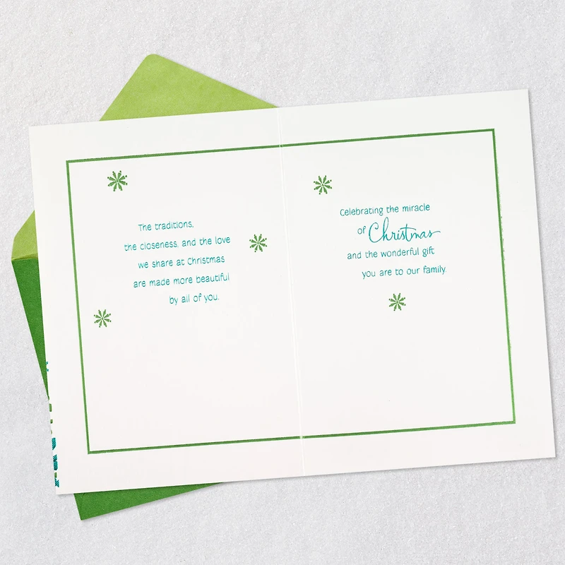 You're a Wonderful Gift Christmas Card for Daughter and Family for only USD 5.59 | Hallmark
