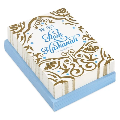 Sweet New Year of Blessings Rosh Hashanah Cards, Pack of 40 for only USD 15.49 | Hallmark