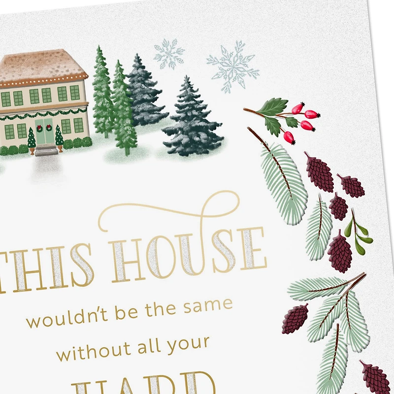 This House Wouldn't Be the Same Christmas Card for Home and Lawn Care Provider for only USD 3.99 | Hallmark
