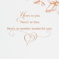 Here's to Love Anniversary Card for only USD 2.99 | Hallmark