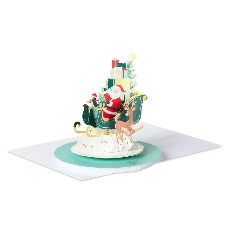 Santa Feel the Joy All Year Round Musical 3D Pop-Up Christmas Card With Motion for only USD 14.99 | Hallmark