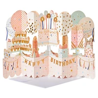 Jumbo Pile on the Fun Cake and Balloons 3D Pop-Up Birthday Card for only USD 12.99 | Hallmark