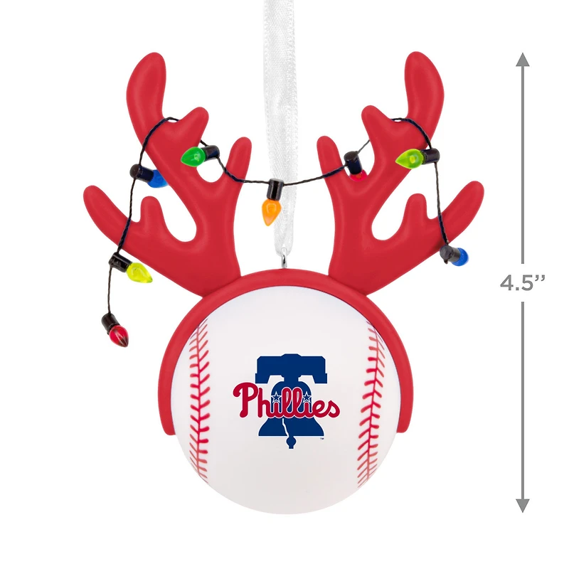 MLB Philadelphia Phillies™ Reindeer Baseball Hallmark Ornament for only USD 12.99 | Hallmark