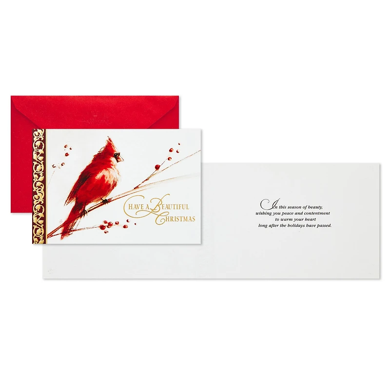 Cardinal on Branch Boxed Christmas Cards, Pack of 40 for only USD 15.49 | Hallmark