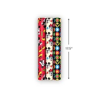 Disney Mickey and Minnie 3-Pack Wrapping Paper Mini Roll Bundle, 45 sq. ft. total for only USD 11.99 | Hallmark