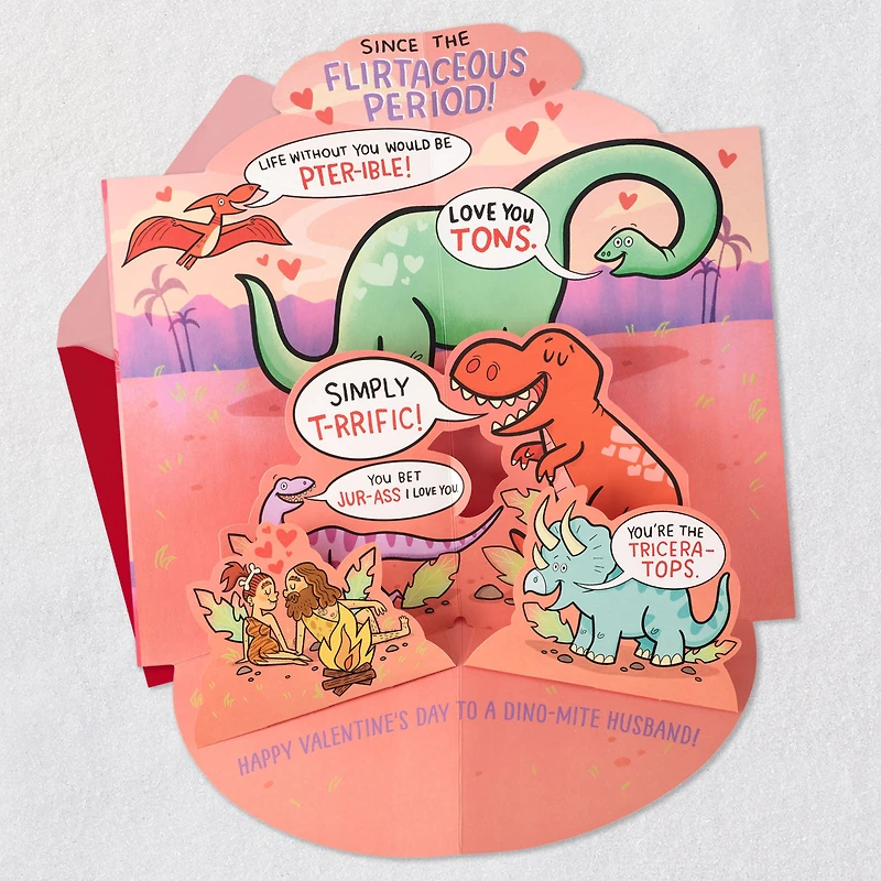 Loved You Since the Flirtaceous Period Funny Pop-Up Valentine's Day Card for Husband for only USD 7.99 | Hallmark