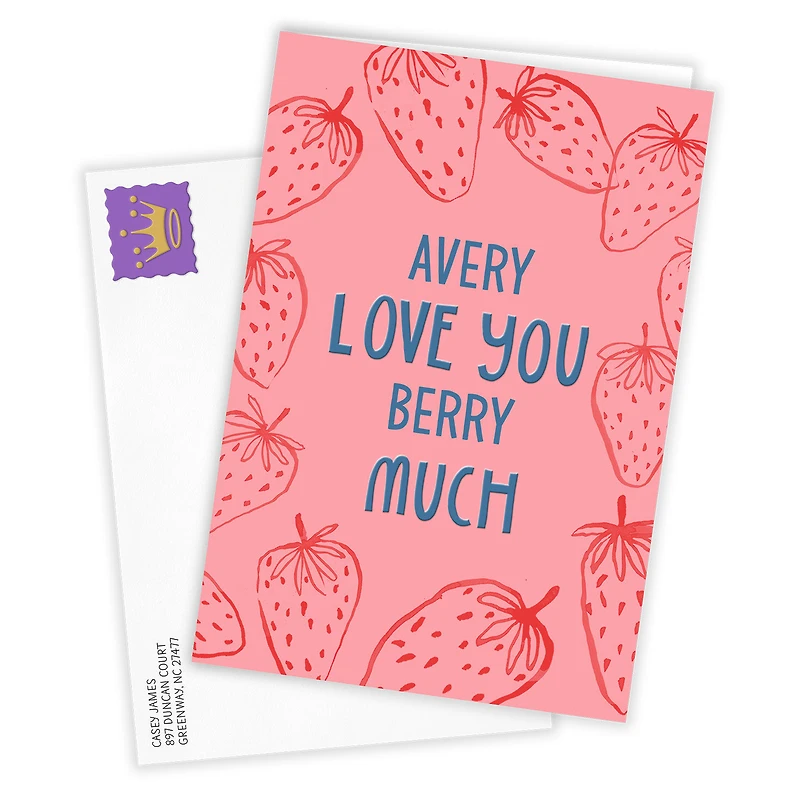Love You Berry Much Custom Love Card for only USD 4.99 | Hallmark