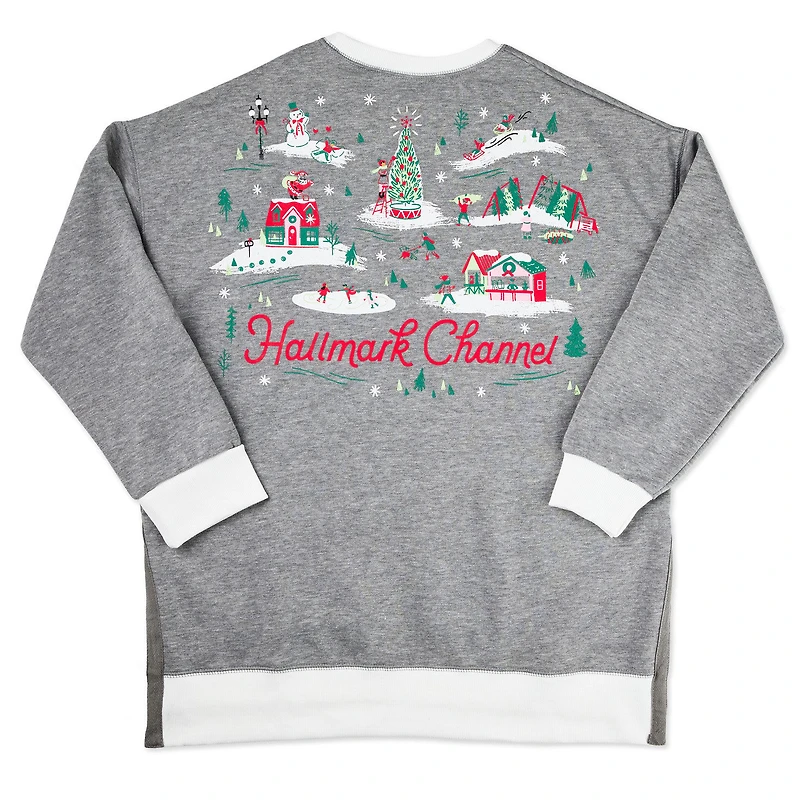 Hallmark Channel Comfy Cozy Merry Gray Sweatshirt for only USD 46.99 | Hallmark