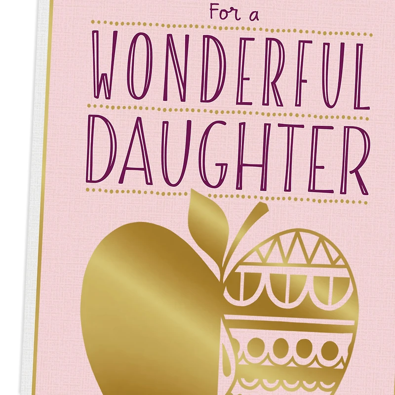 Golden Apple Rosh Hashanah Card for Daughter for only USD 2.99 | Hallmark