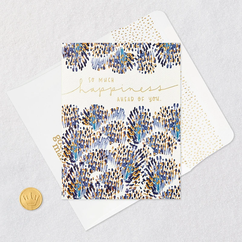 So Much Happiness Ahead of You Wedding Card for only USD 4.59 | Hallmark