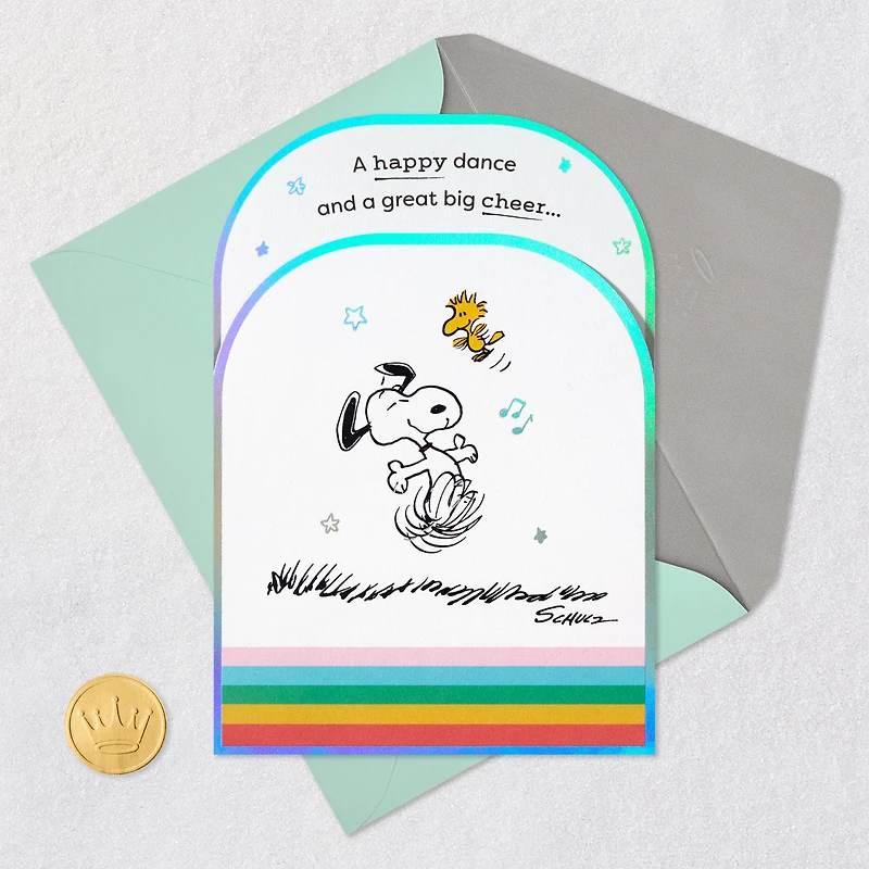 The Peanuts® Gang Cheers to Wonderful You Pop-Up Card for only USD 6.99 | Hallmark