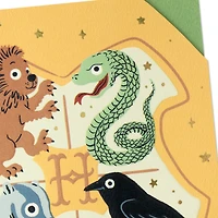 Harry Potter™ Hogwarts™ Crest Baby Shower Card for only USD 5.99 | Hallmark