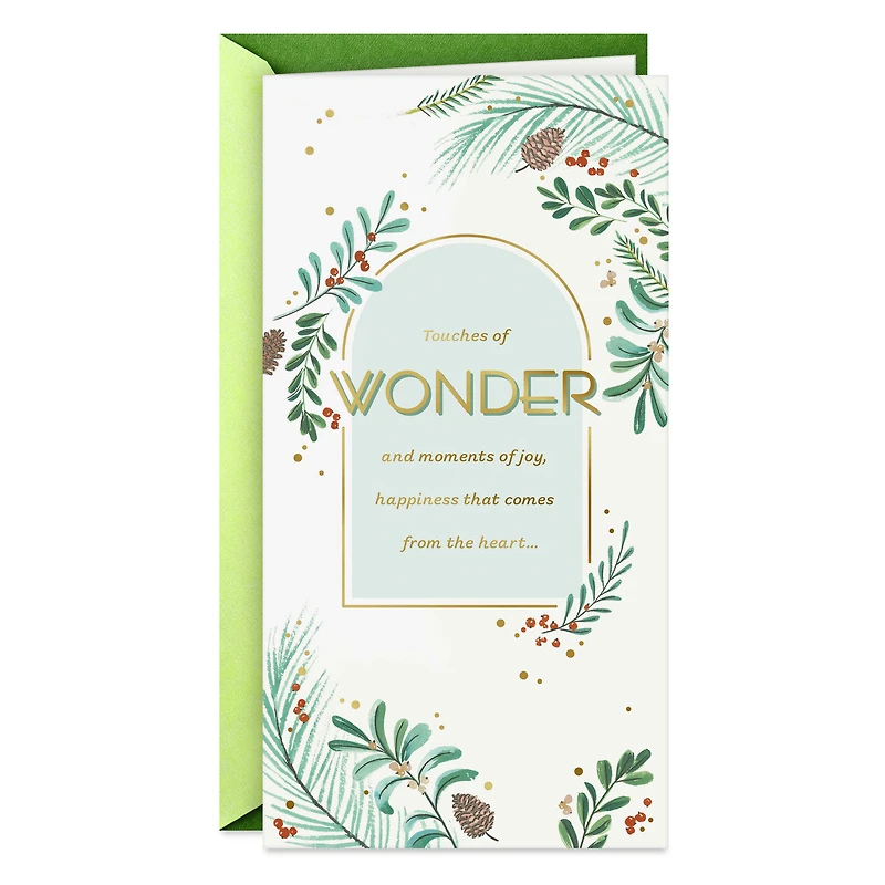 Wonder and Joy Money Holder Holiday Card for only USD 2.99 | Hallmark
