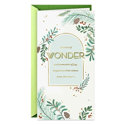 Wonder and Joy Money Holder Holiday Card for only USD 2.99 | Hallmark