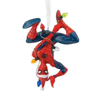 Marvel Spider-Man Hanging From Lights Hallmark Ornament for only USD 11.49 | Hallmark