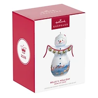 Snowtop Lodge Belle V. Holliday Porcelain Ornament for only USD 28.99 | Hallmark