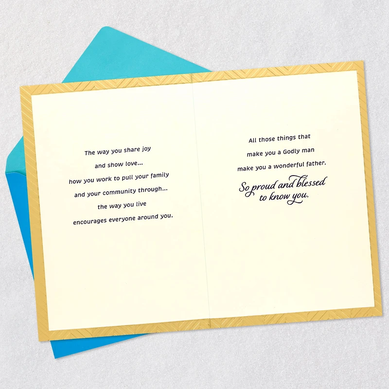 So Proud and Blessed to Know Such a Godly Man Father's Day Card for only USD 5.99 | Hallmark