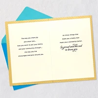 So Proud and Blessed to Know Such a Godly Man Father's Day Card for only USD 5.99 | Hallmark