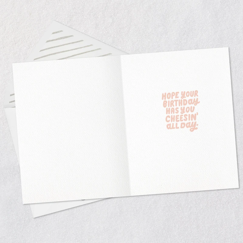 Cheesin' All Day Funny Birthday Card for only USD 3.99 | Hallmark