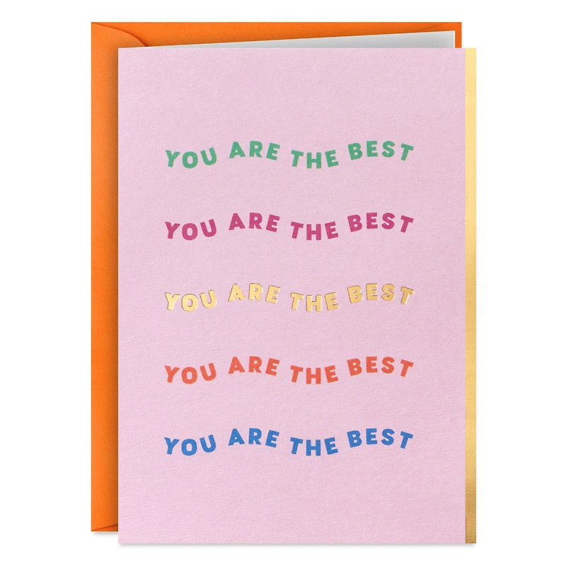You Are the Best Blank Note Cards, Pack of 5 for only USD 5.00 | Hallmark