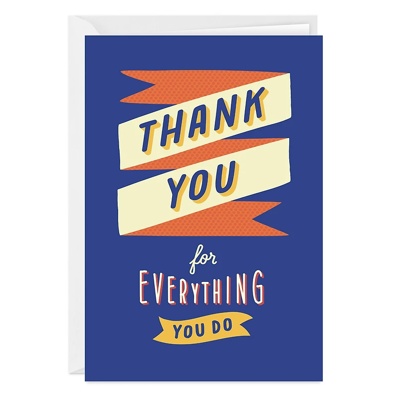 Your Hard Work and Support Is Noticed Custom Thank You Card for only USD 4.99 | Hallmark