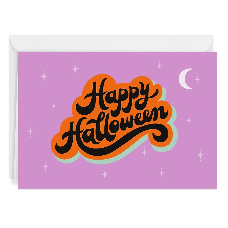 Retro Lettering Custom Halloween Card for only USD 4.99 | Hallmark
