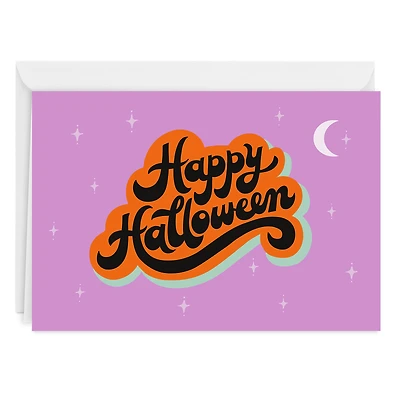 Retro Lettering Custom Halloween Card for only USD 4.99 | Hallmark