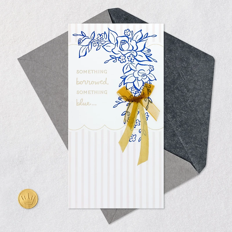 Something Borrowed, Something Blue Money Holder Wedding Card for only USD 6.59 | Hallmark
