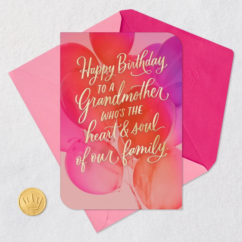 Heart and Soul of Our Family Birthday Card for Grandmother for only USD 2.59 | Hallmark