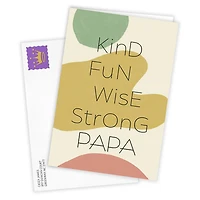 Kind Fun Wise Strong Papa Custom Father's Day Card for only USD 4.99 | Hallmark