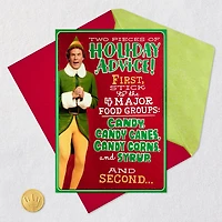 Elf Buddy the Elf™ Holiday Advice Funny Christmas Card for only USD 4.59 | Hallmark