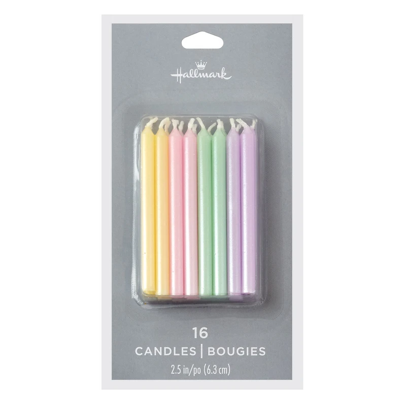 Pearlized Pastel Birthday Candles, Set of 16 for only USD 4.99 | Hallmark