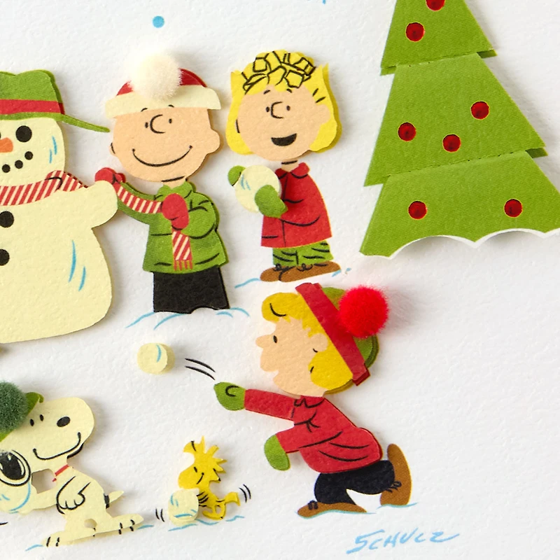 Peanuts® Charlie Brown and Friends Fun and Frosty Christmas Card for only USD 8.59 | Hallmark