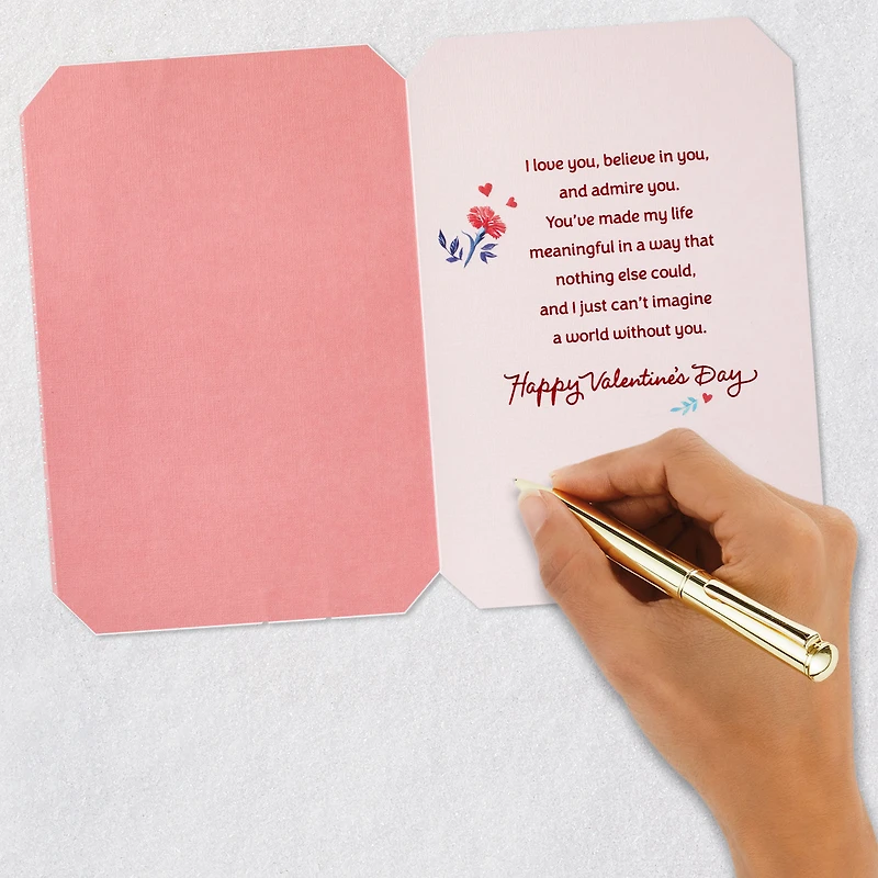 Can't Imagine a World Without You Valentine's Day Card for Daughter for only USD 6.99 | Hallmark