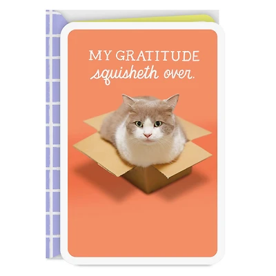 My Gratitude Squisheth Over Thank You Card for only USD 2.99 | Hallmark