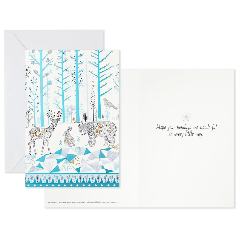 UNICEF Woodland Animals Boxed Christmas Cards, Pack of 12 for only USD 12.50 | Hallmark
