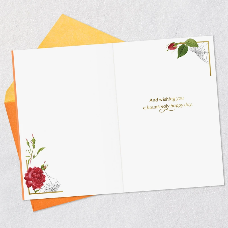 Hauntingly Happy Wishes Halloween Card for only USD 2.99 | Hallmark