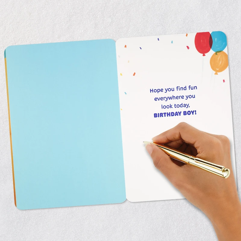 Dog With Balloons 3rd Birthday Card for Boys for only USD 5.59 | Hallmark