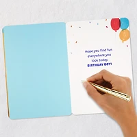 Dog With Balloons 3rd Birthday Card for Boys for only USD 5.59 | Hallmark
