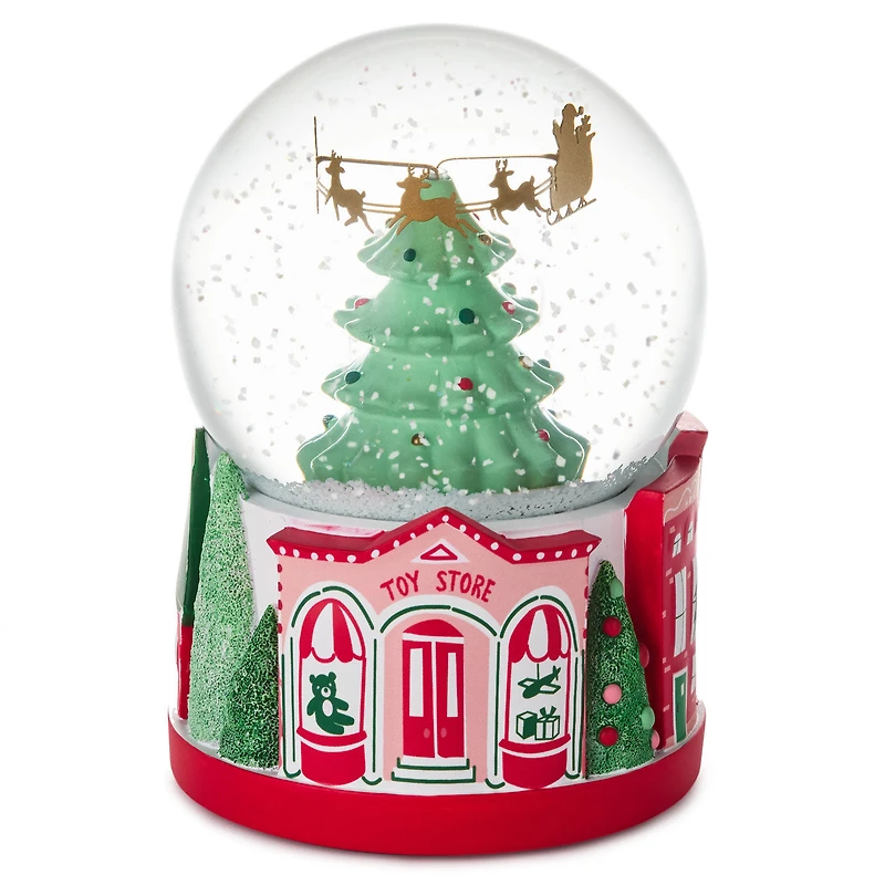 Santa's Flight Christmas Snow Globe With Sound and Motion for only USD 82.99 | Hallmark