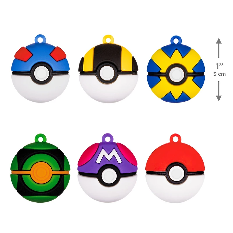 Mini Pokémon Poké Ball Shatterproof Hallmark Ornaments, Set of 6 for only USD 14.99 | Hallmark