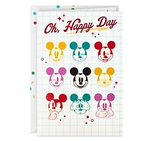 Disney Mickey Mouse Happy Day Birthday Card With Stickers for only USD 5.99 | Hallmark