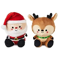 Better Together Santa and Reindeer Magnetic Plush Pair, 5.75" for only USD 19.99 | Hallmark