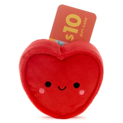 Red Heart With Pocket Plush Gift Card Holder for only USD 8.99 | Hallmark