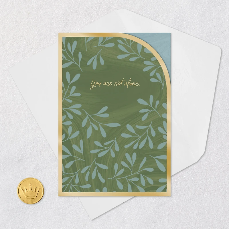 You're Not Alone Sympathy Card for only USD 3.99 | Hallmark
