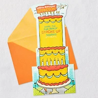 Hope the Fun Stacks Up Pop-Up Birthday Card for Grandson for only USD 6.99 | Hallmark