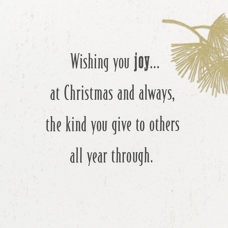 Wishing You Love, Peace and Joy Christmas Card for Daughter and Husband for only USD 6.99 | Hallmark