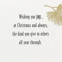 Wishing You Love, Peace and Joy Christmas Card for Daughter and Husband for only USD 6.99 | Hallmark