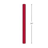 Solid Red Foil Christmas Wrapping Paper Roll, 22.5 sq. ft. for only USD 4.99 | Hallmark
